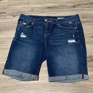 Aeropostale | Women's Bermuda Denim Jean Ripped Shorts Size 10